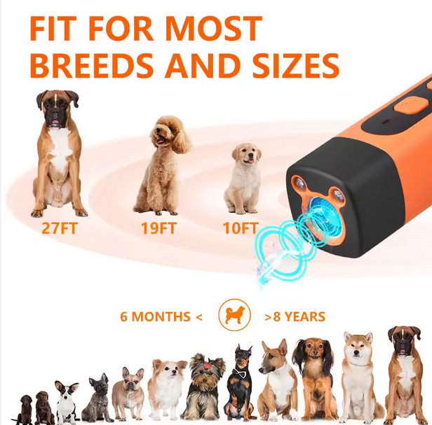 Professional Training Tool Anti Bark Device - Dog Bark Deterrent Devices Sonic Emitters