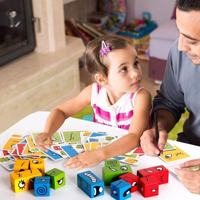 3D Face Changing Jigsaw Puzzle
