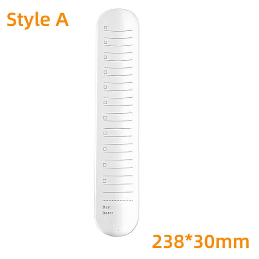 Pulsera To-Do Reutilizable de Silicona – Lista de Tareas Borrable en tu Muñeca