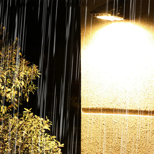 Luz solar con clip para exteriores y sensor de movimiento